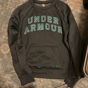 Under Armour gray and blue crewneck with pocket